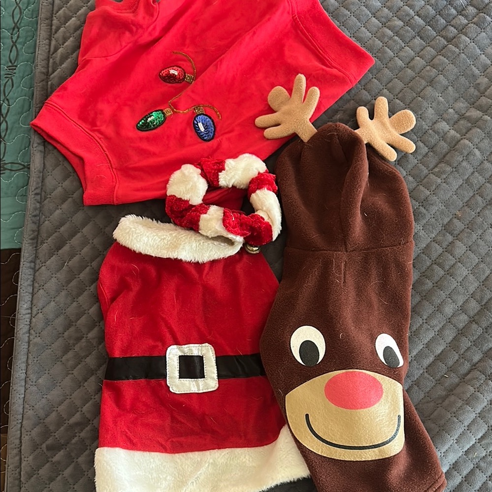 Christmas Holiday Costume Clothing for Dogs
